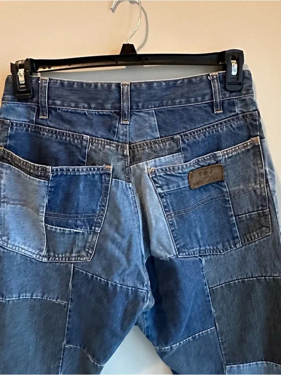 Vintage Y2K Tommy Hilfiger Patchwork Bootcut Jeans - Picture 7 of 9